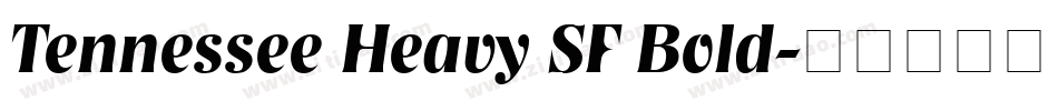 Tennessee Heavy SF Bold字体转换